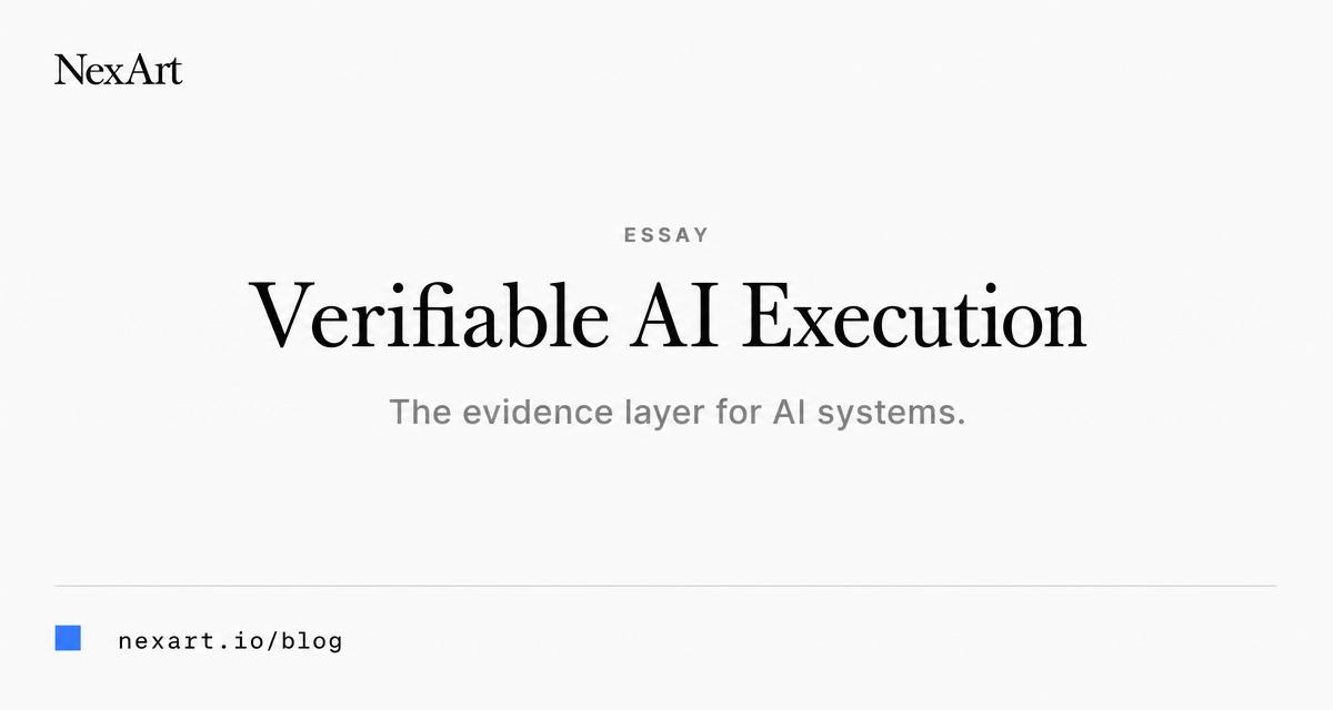 The Missing Layer in AI Systems | NexArt
